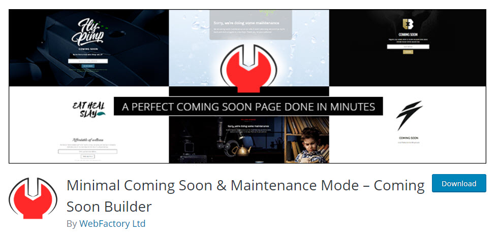 Minimal Coming Soon & Maintenance Mode Plugin